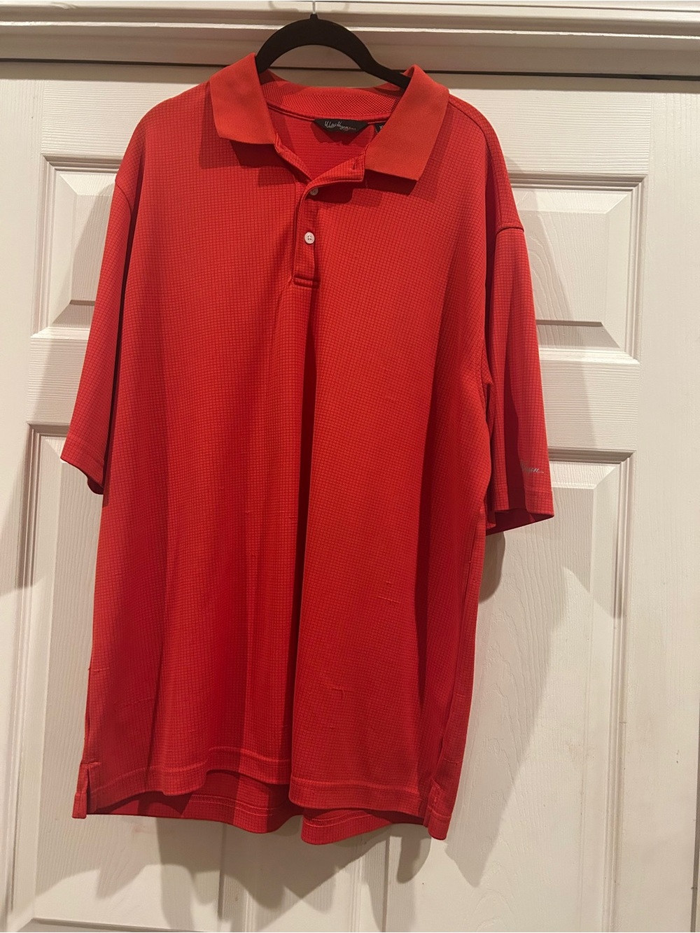 PGA Tour Men's Red Performance Polo